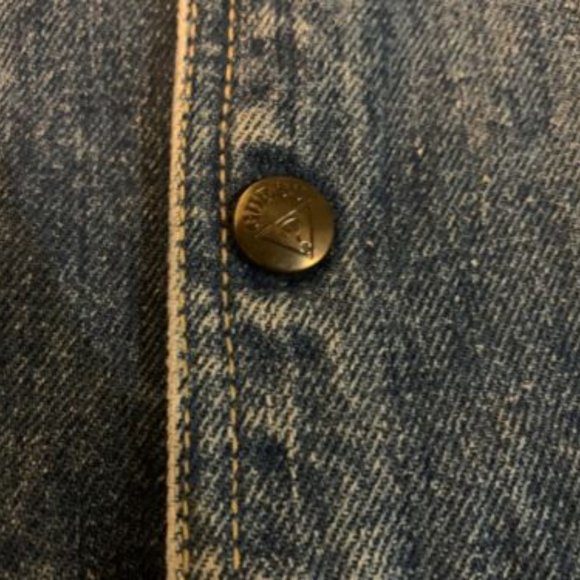 Vintage Rare GUESS Georges Marciano Jean Jacket 1980s - Picture 3 of 11